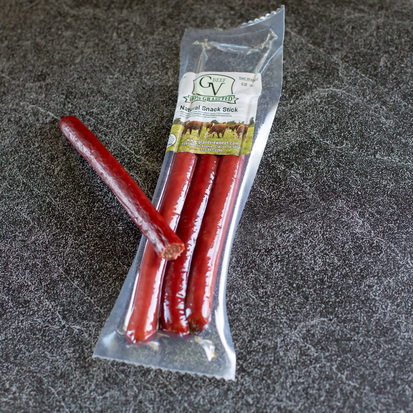 Grass Fed Beef Snack Stick - 3 Pack