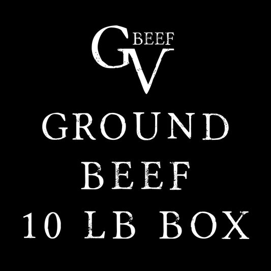 Grass Fed Ground Beef - 10 LB Box